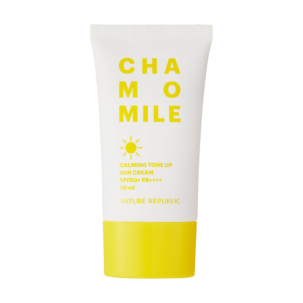 NATURE REPUBLIC Chamomile Calming Tone Up Sun Cream SPF50+ 50ml 1+1 set of 2