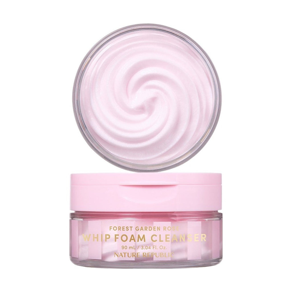 NATURE REPUBLIC Forest Garden Rose Whip Foam Cleanser 90ml