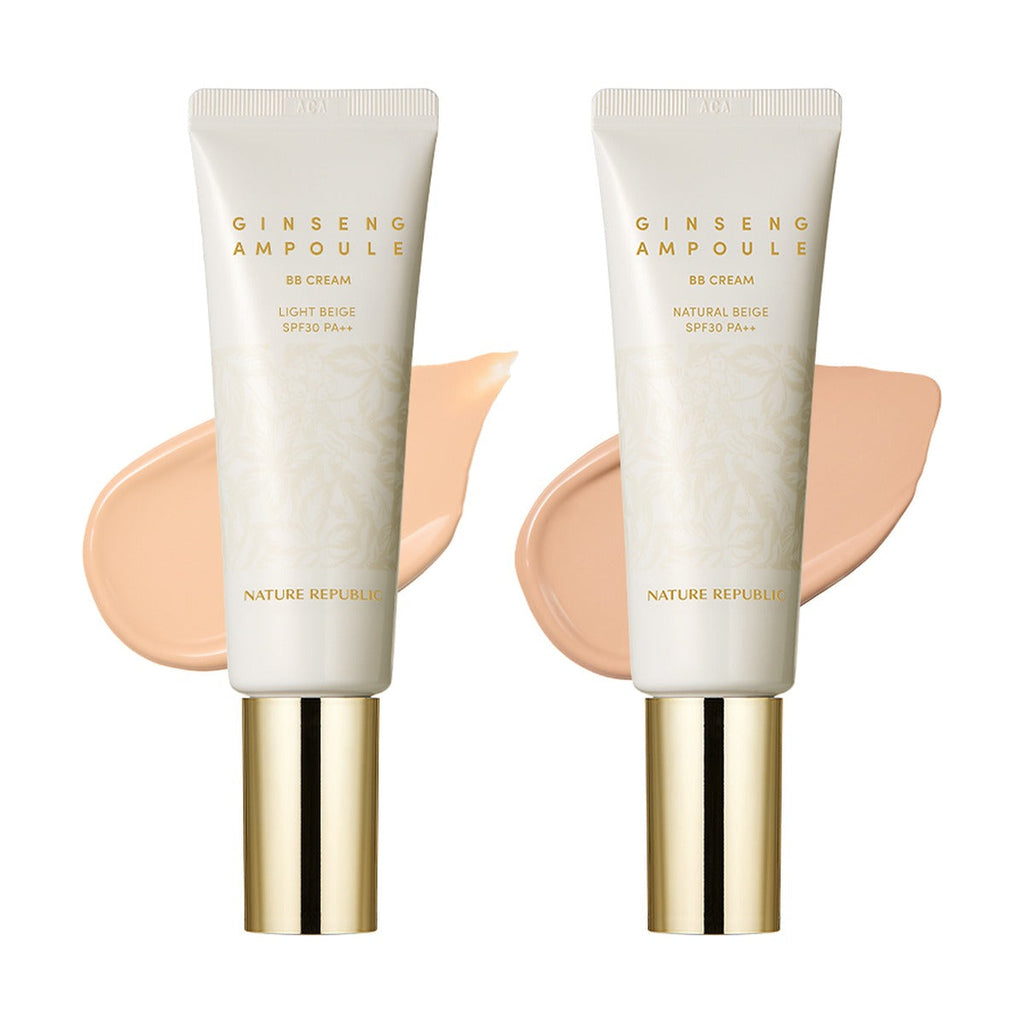 NATURE REPUBLIC Ginseng Ampoule BB Cream SPF30 50ml Light Beige tube