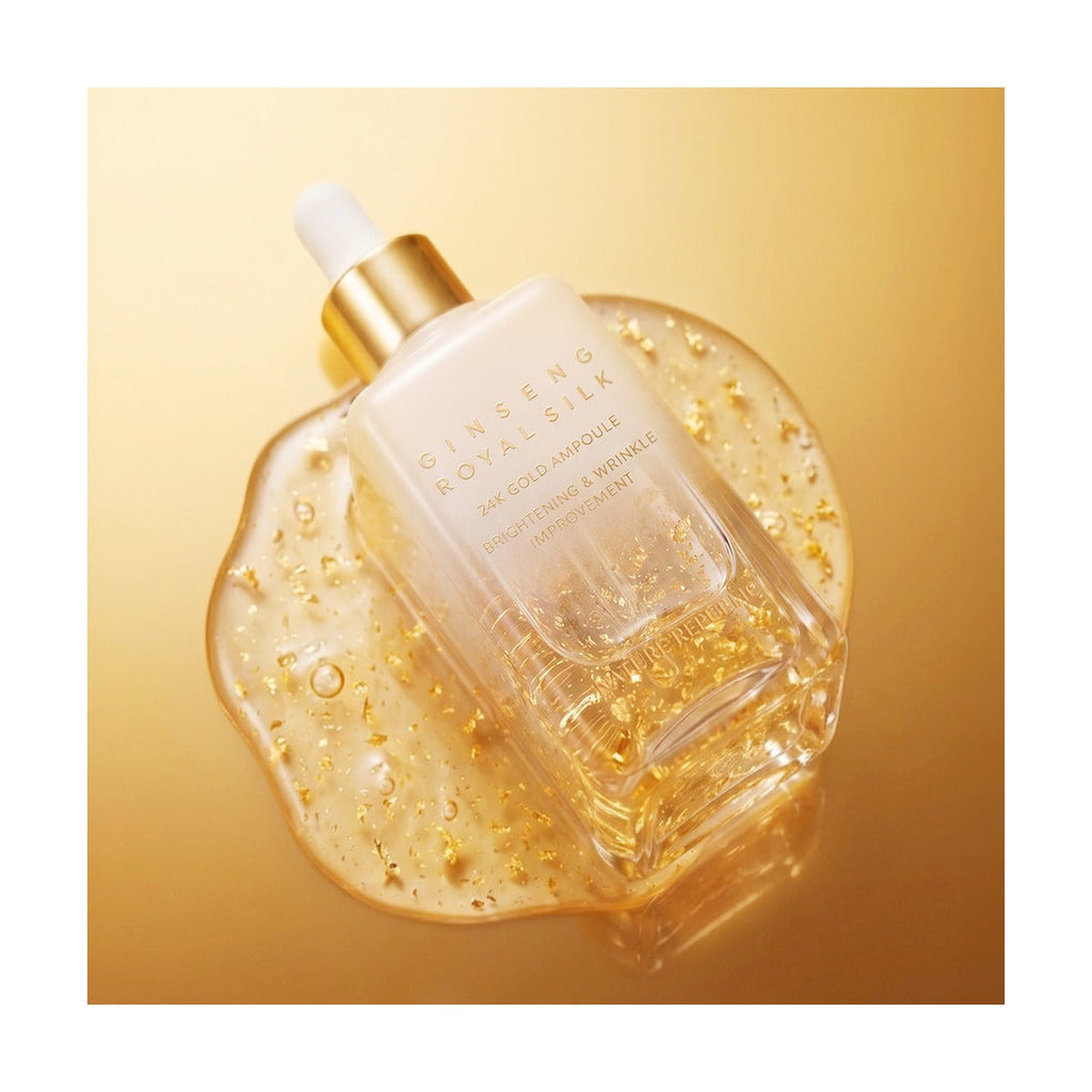 NATURE REPUBLIC Ginseng Royal Silk 24K Gold Ampoule 100ml bottle