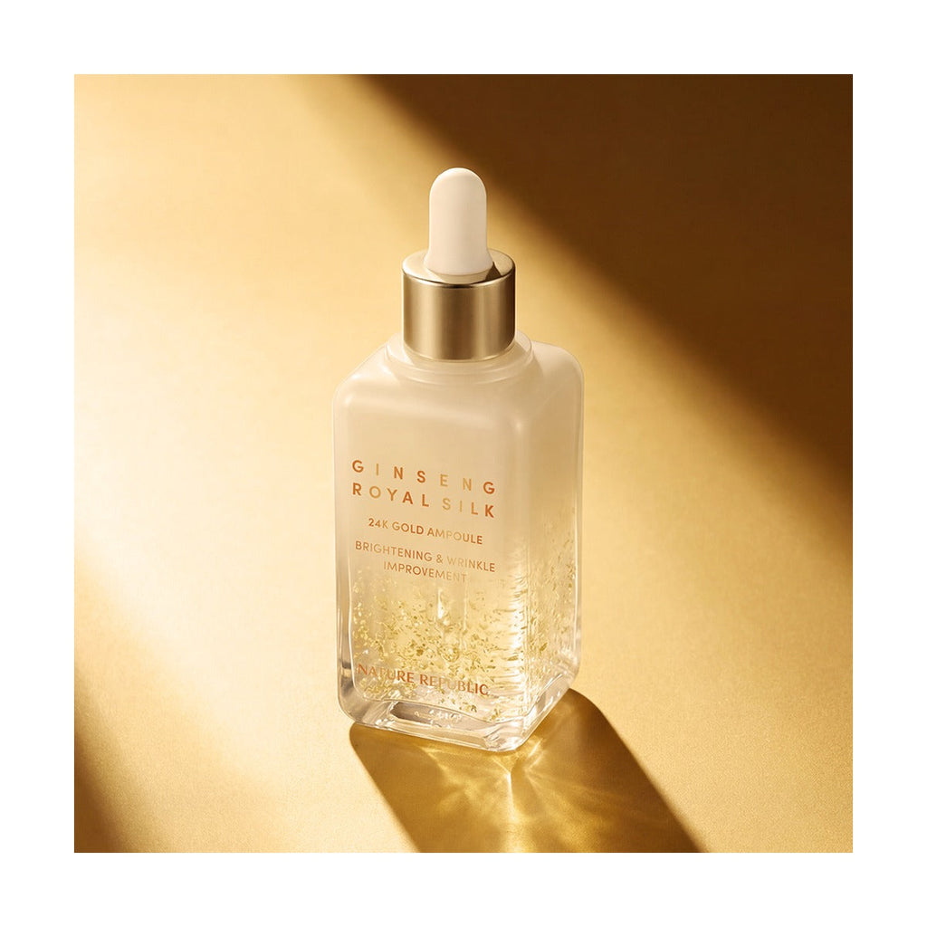 NATURE REPUBLIC Ginseng Royal Silk 24K Gold Ampoule 100ml bottle