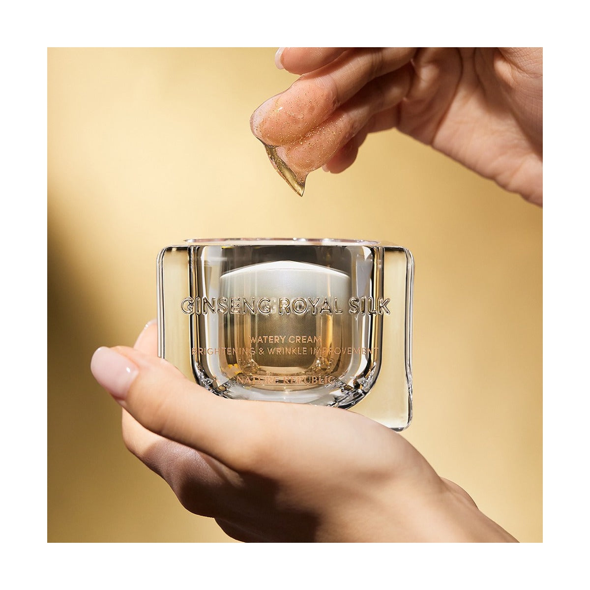 NATURE REPUBLIC Ginseng Royal Silk Watery Cream with Eye Cream set