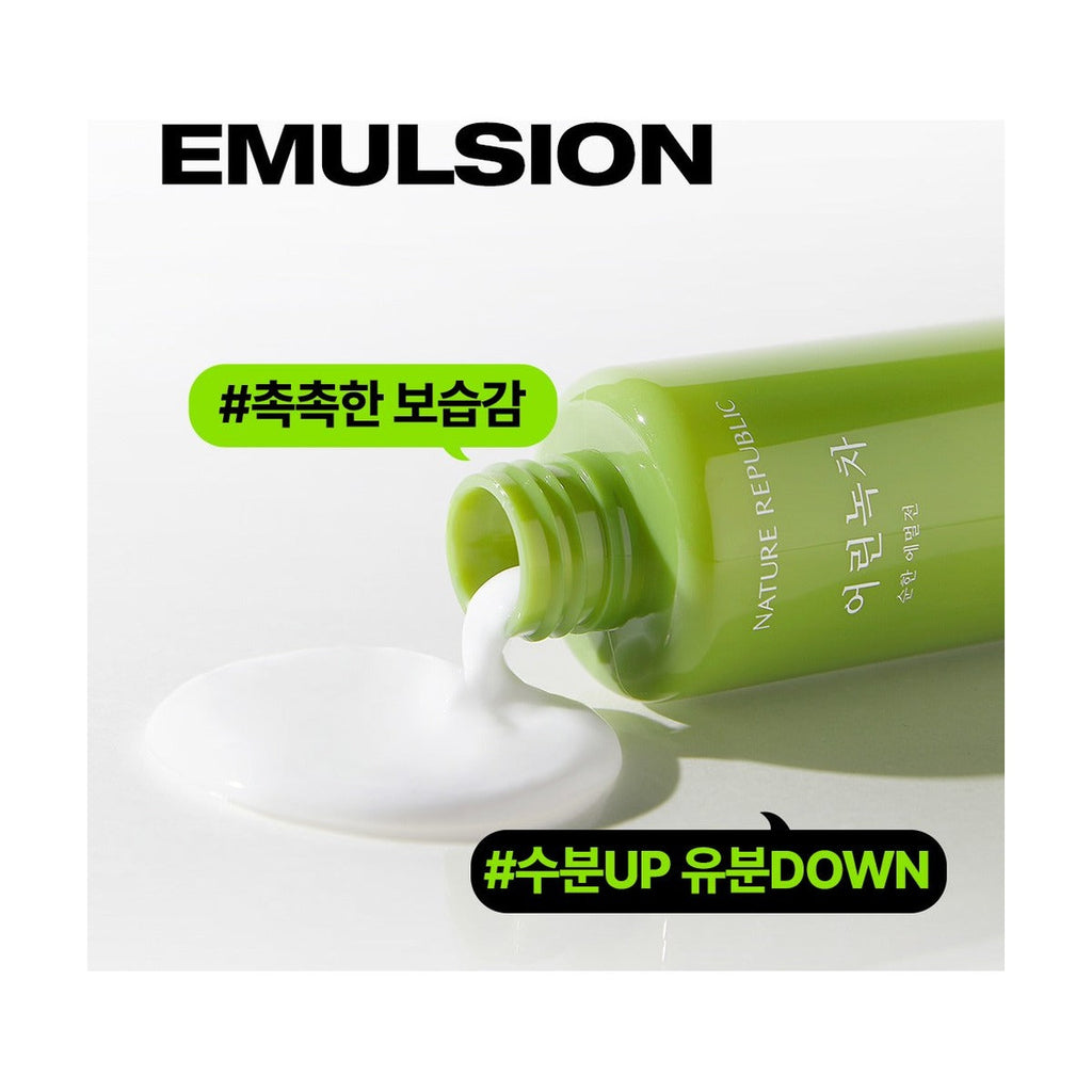 NATURE REPUBLIC Mild Green Tea Emulsion 155ml bottle