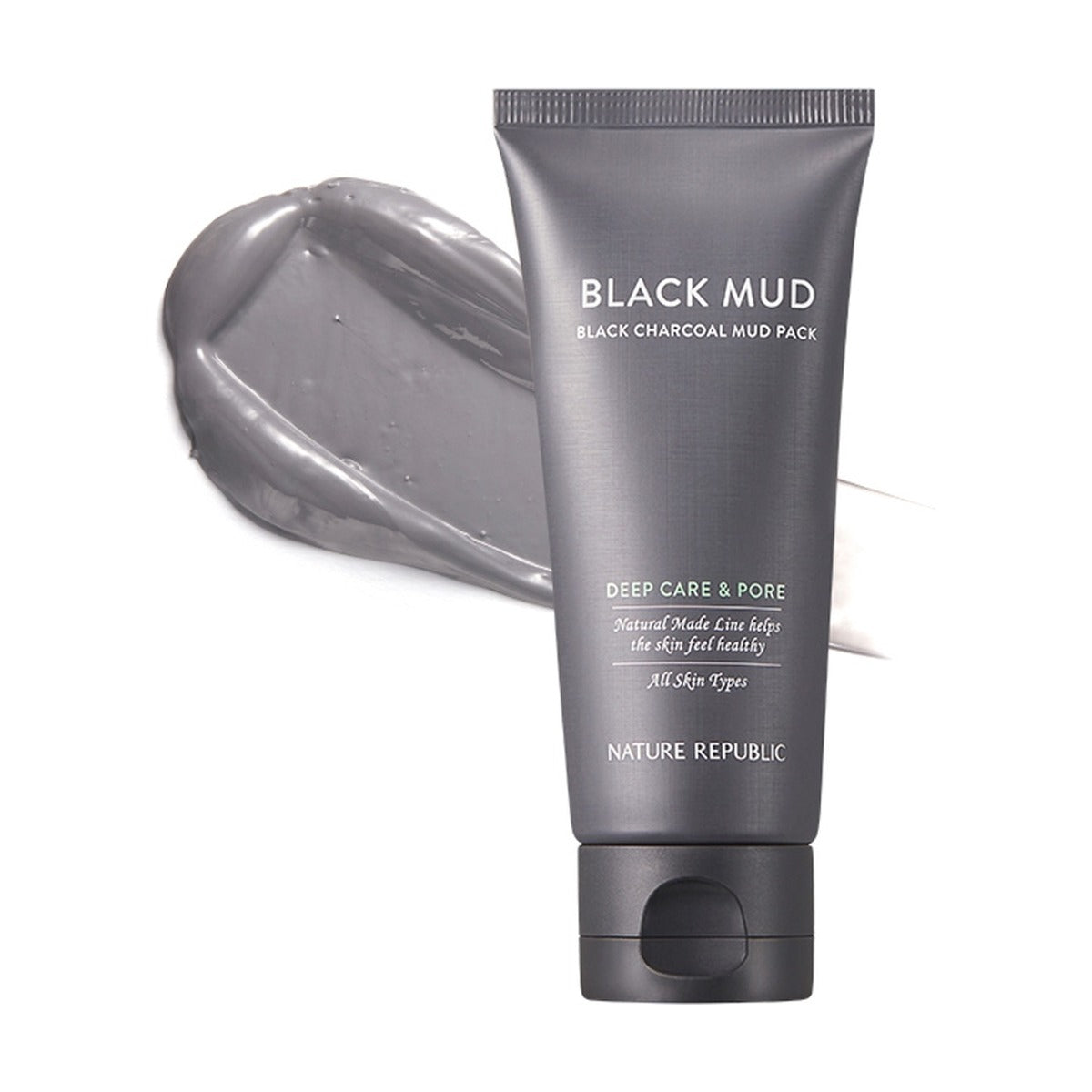NATURE REPUBLIC Natural Made Black Charcoal Deep Pore Mud Pack 100ml