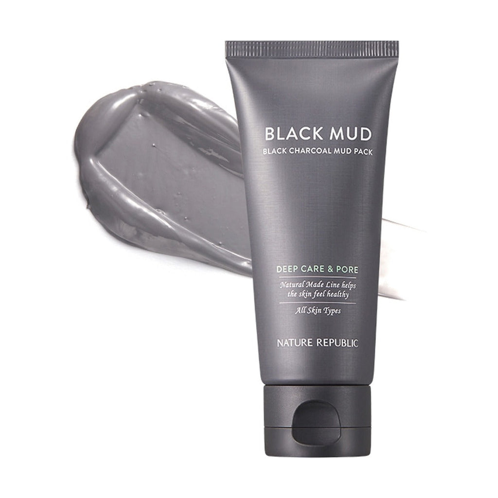 NATURE REPUBLIC Natural Made Black Charcoal Deep Pore Mud Pack 100ml