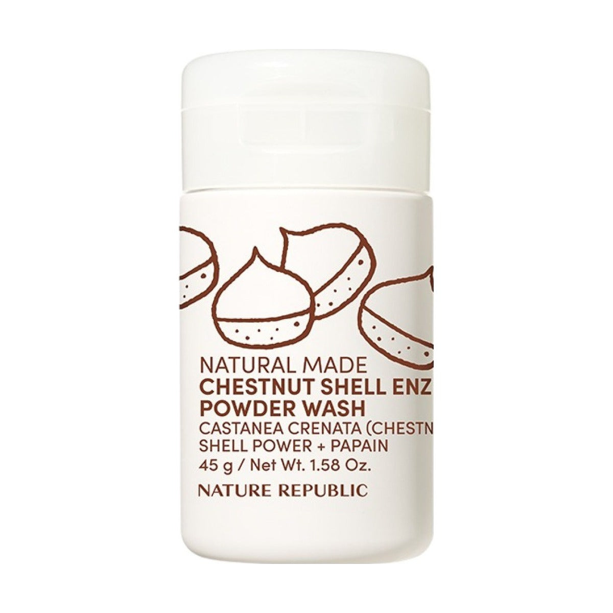 NATURE REPUBLIC Natural Made Chestnut Shell Enzyme Powder Wash 45g