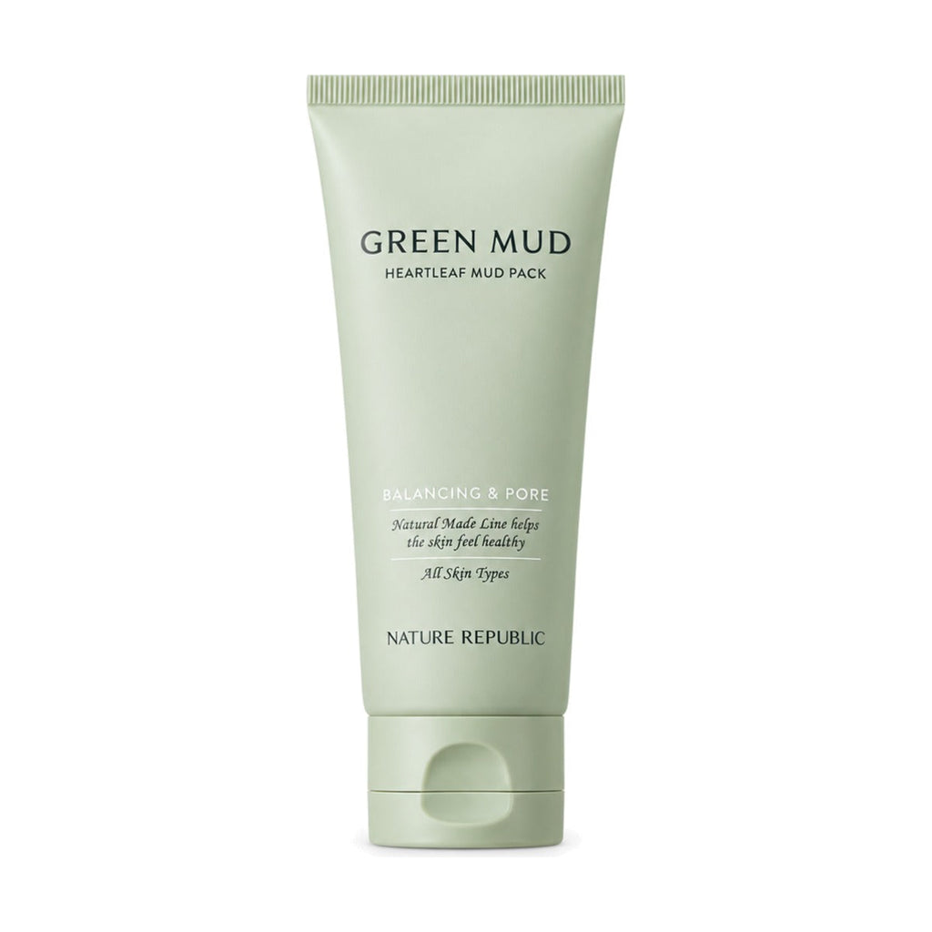 NATURE REPUBLIC Natural Made Green Heartleaf Balancing Mud Pack 100ml