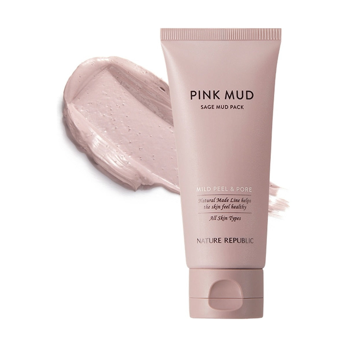 NATURE REPUBLIC Natural Made Pink Sage Mild Peel Mud Pack 100ml