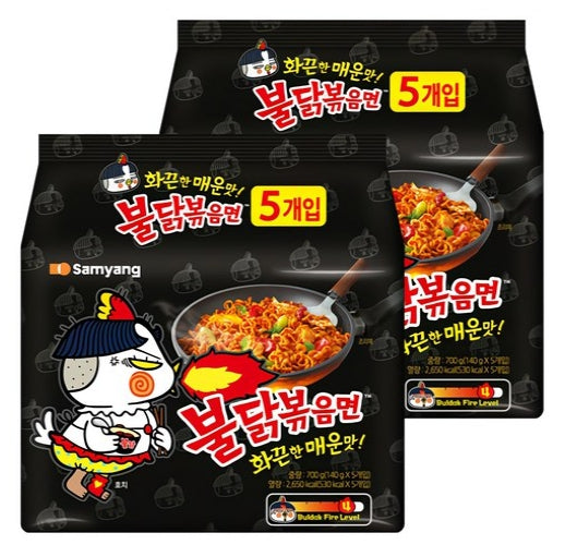 10 x Samyang Buldak Hot Chicken Flavor Ramen (140g) from Korea