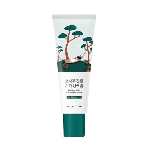 ROUND LAB Pine Calming Cica Mineral Sun Cream 40ml SPF 50+ PA++++ from Korea