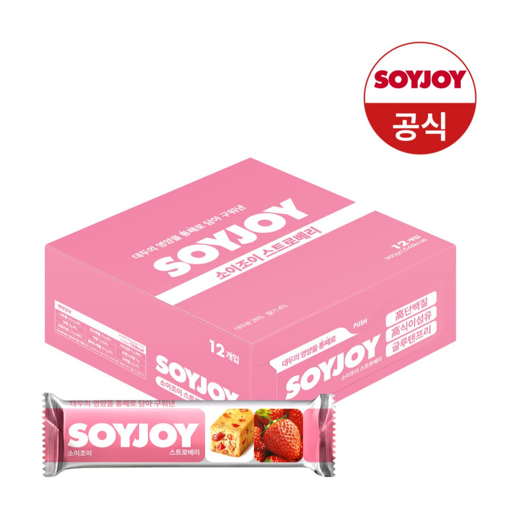 SOYJOY Strawberry soy bar 30g box of 12
