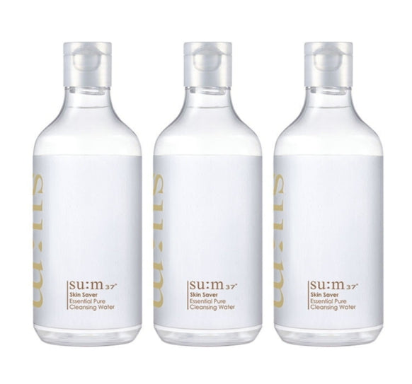 3 x Su:m37 Skin Saver Essential Cleansing Water 400ml from Korea
