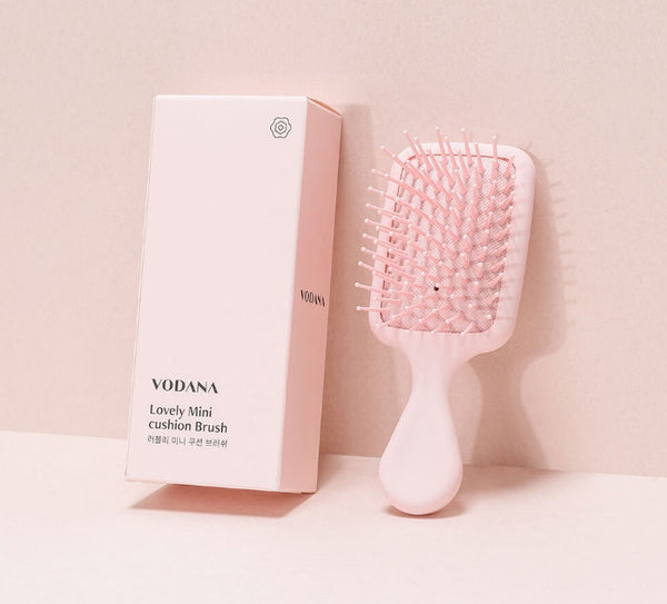 2 x VODANA Lovely Mini Cushion Brush, Hair Brush from Korea