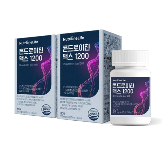 3 x NutrioneLife Chondroitin Max 1200 (60 Capsules) from Korea