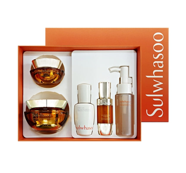 Sulwhasoo Concentrated Ginseng Renewing Cream EX Classic Set (5 Items) + Samples (6 Items) from Korea