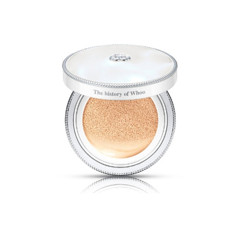 The history of whoo Gongjinhyang:Seol Radiant White Moisture Cushion Foundation 13g x 2ea (2 Colours) or Refill from Korea