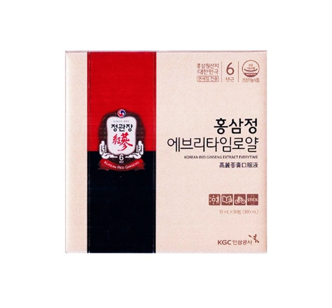 JungKwanJang Korean Red Ginseng Extract Everytime Royal (10mL x 30 pouches) from Korea