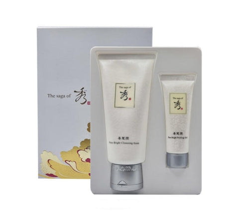 The Saga of Soo Sunhyeyun Pure White Cleansing Foam Set (2 Items) from Korea