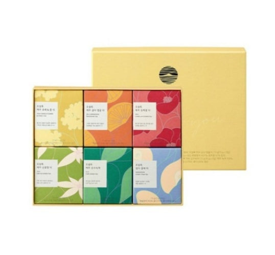 OSULLOC O Thanks You Tea Box Gift Set, 30ea (5 x 6 Flavors), from Korea_KT