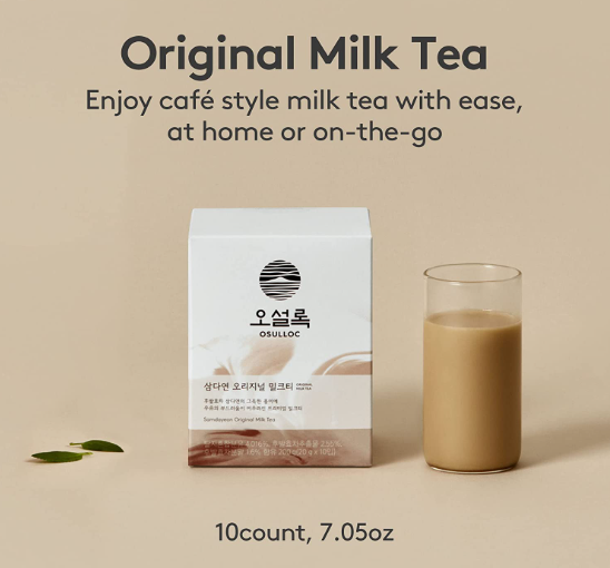 Osulloc Original Milk Tea, 1 Box 10ea, from Korea_KT