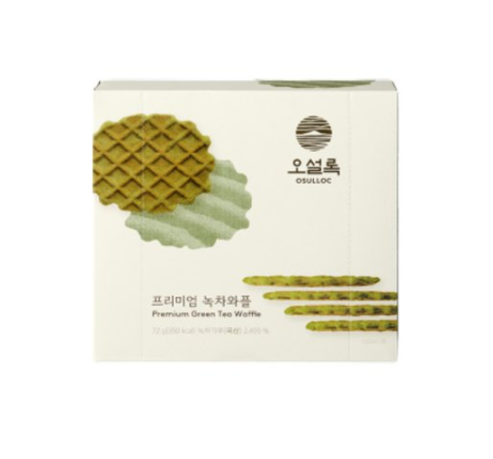 OSULLOC Green Tea Waffles, 1 Box 8ea, from Korea_KT