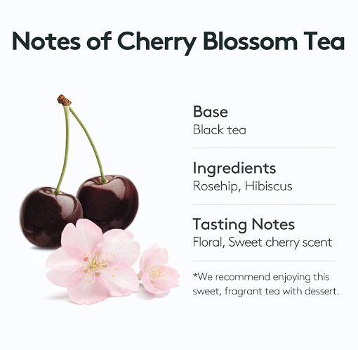 OSULLOC Cherry Blossom Tea, 1 Pack 20ea, from Korea_KT