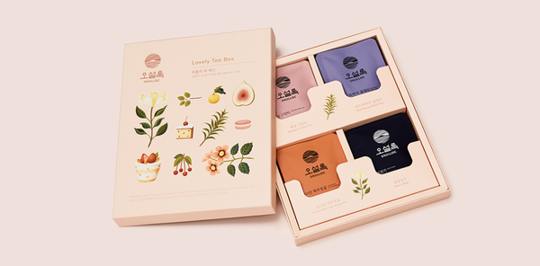 OSULLOC Lovely Tea Gift Set, 12ea (3 x 4 Flavors) from Korea_KT