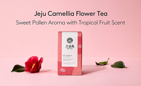 OSULLOC Jeju Camellia Tea, 1 Box 20ea, from Korea_KT