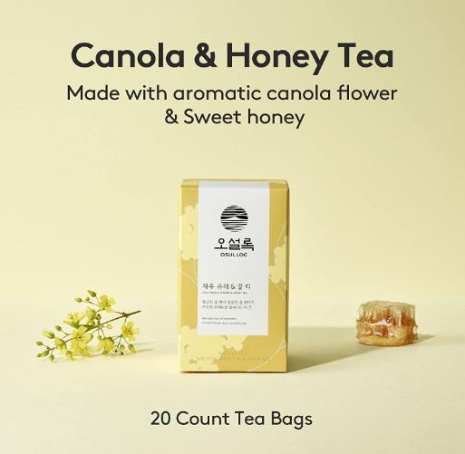 OSULLOC Canola Honey Tea, 1 Box 20ea, from Korea_KT