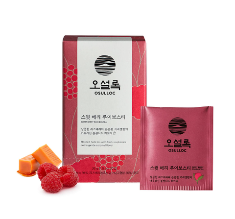 OSULLOC Sweet Berry Rooibos Tea, 1 Box 20ea, from Korea_KT