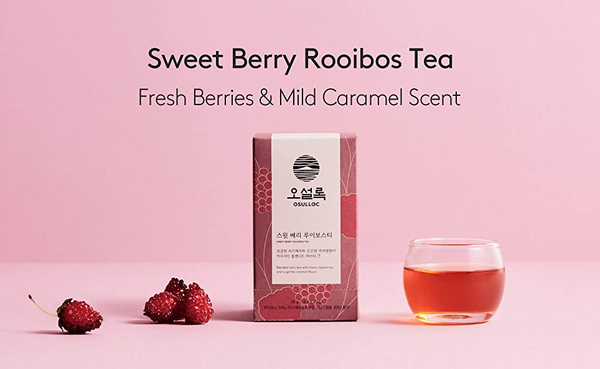 OSULLOC Sweet Berry Rooibos Tea, 1 Box 20ea, from Korea_KT