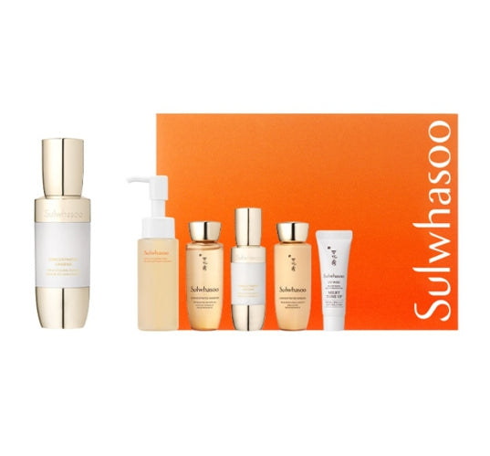Sulwhasoo Concentrated Ginseng Renewing Serum Brightening Set (6 Items) + Sample 8ml from Korea