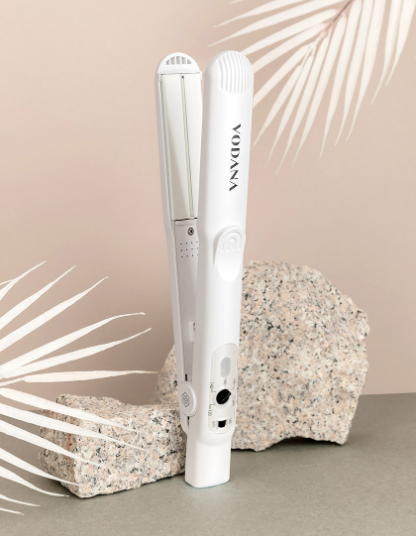 VODANA Soft Bar Flat Iron White Grey Body from Korea_H