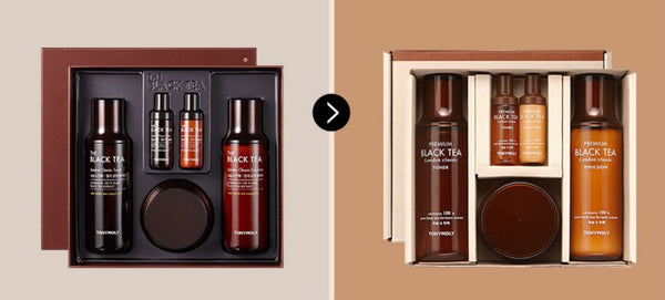 TONYMOLY The Black Tea London Classic Set (5 Items) from Korea - UPDATED