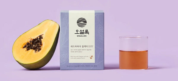 OSULLOC Red Papaya Black Tea, 1 Box 10ea, from Korea_KT