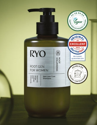 Ryo ROOT:GEN for Women Root Volumizing Hair Loss Care Shampoo 515ml from Korea