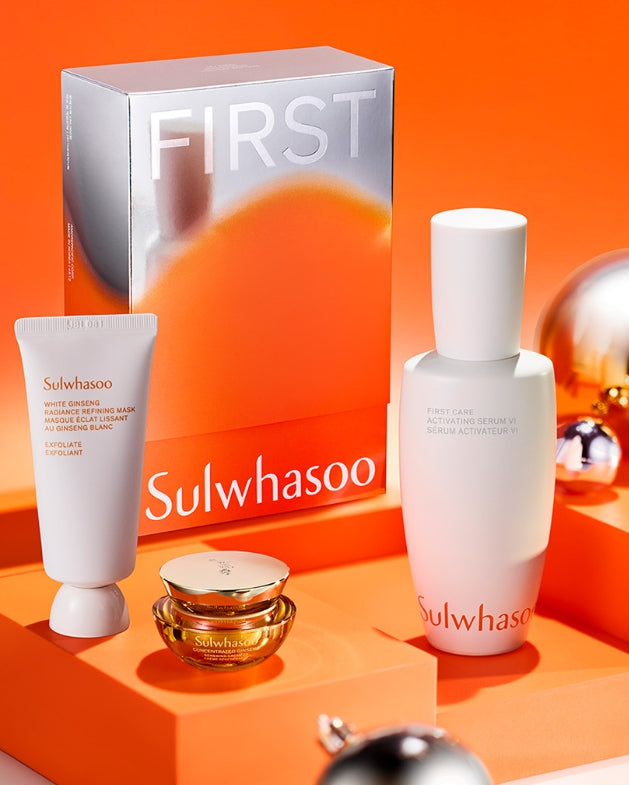 [Holiday Edition] Sulwhasoo First Care Activating Serum 6 Generation 90ml Set (3 Items) + Samples (4 Items) from Korea