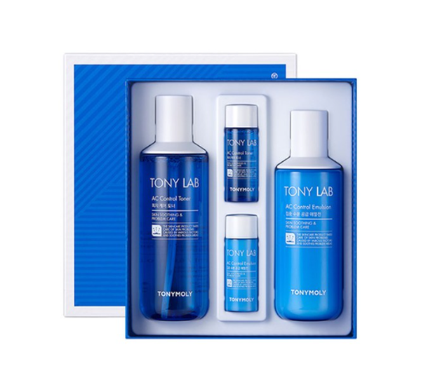 TONYMOLY Tony Lab AC Control Set (4 Items) from Korea