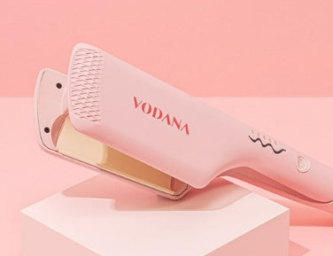 VODANA Triple Flow Wave Iron 32mm, Pink Vanilla from Korea_H