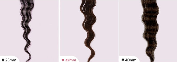 VODANA Triple Flow Wave Iron 32mm, Pink Vanilla from Korea_H