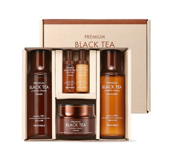 TONYMOLY The Black Tea London Classic Set (5 Items) from Korea - UPDATED