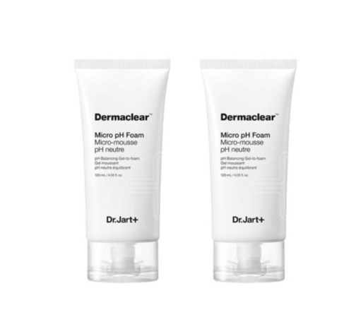 2 x Dr.Jart+ Dermaclear Micro pH Foam 120ml from Korea