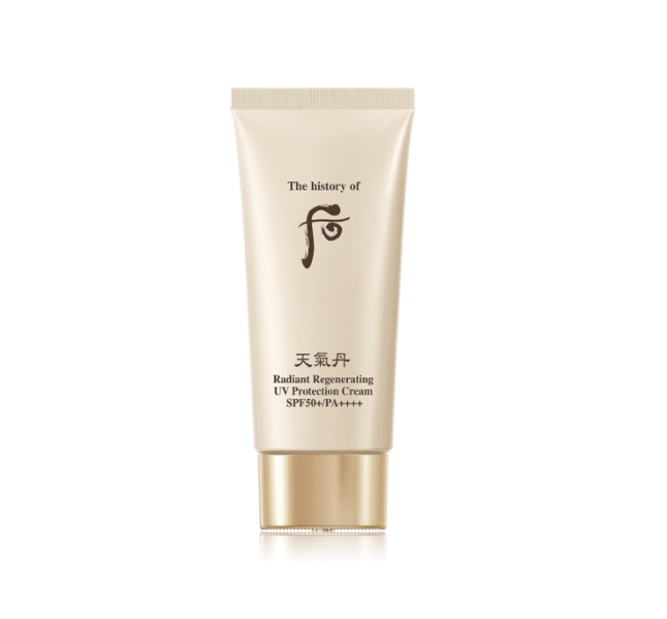 The History of Whoo Cheongidan Hwahyun Radiant Regenerating UV Protection Cream 50ml from Korea