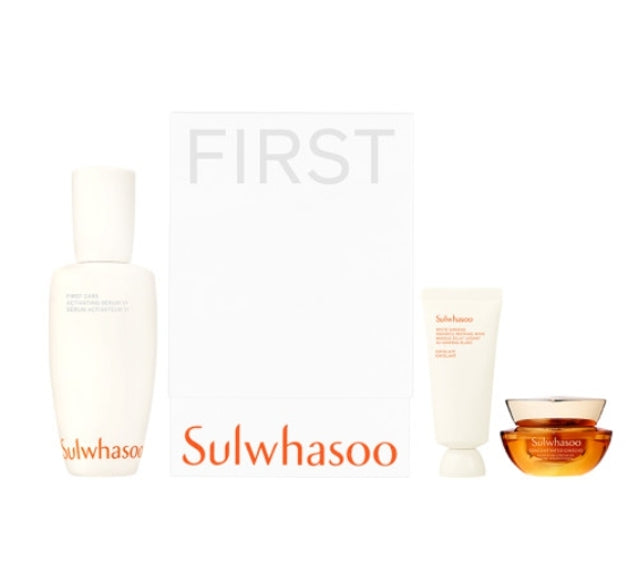 Sulwhasoo First Care Activating Serum 6 Generation 90ml Set (3 Items) + Samples(3 Items) from Korea