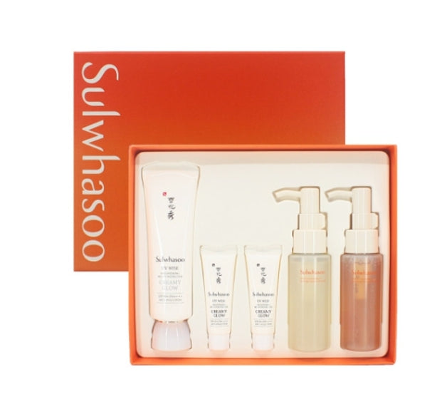 Sulwhasoo UV Wise Brightening Multi Protector Set (5 Items) + Samples(10ml x 3ea) from Korea