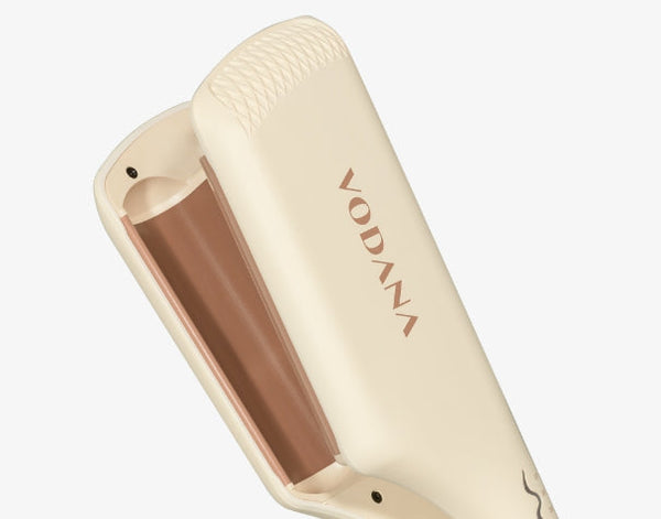 VODANA Triple Flow Wave Iron 32mm, Tiramisu Brown from Korea