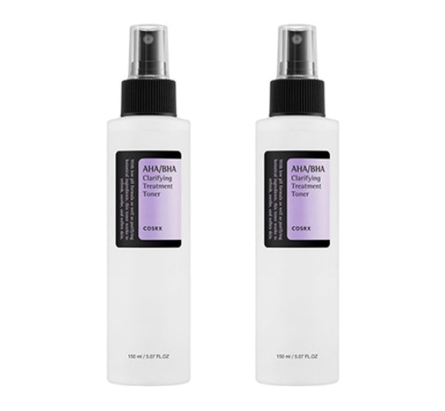 2 x COSRX AHA/BHA Clarifying Treatment Toner 150ml from Korea