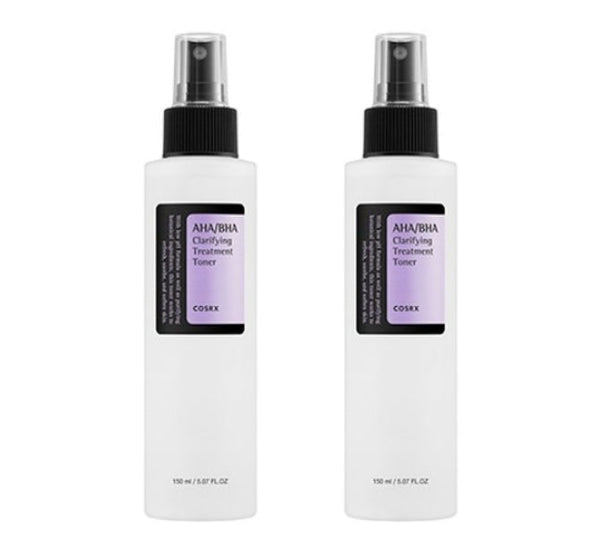 2 x COSRX AHA/BHA Clarifying Treatment Toner 150ml from Korea