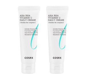 2 x COSRX AHA/BHA Refresh Vitamin C Daily Cream 50ml from Korea