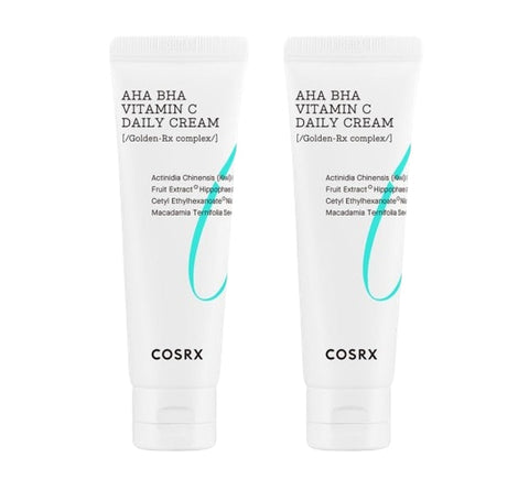 2 x COSRX AHA/BHA Refresh Vitamin C Daily Cream 50ml from Korea